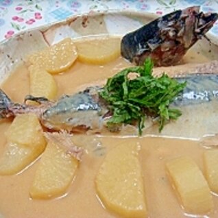 マルマル１匹豪快鯖の味噌煮